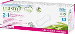 Masmi Organic Care - Bio Slipeinlagen Maxi Extra lang - 24 Stück