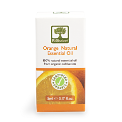 Bioselect Orange Natural Essential Oil Certified Organic - 5 Milliliter