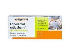 Loperamid ratiopharm® akut Filmtabletten Wien