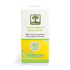 Bioselect Lemon Natural Essential Oil Certified Organic - 5 Milliliter