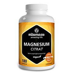 Vitamaze Magnesium Citrat 360mg vegan - 180 Stück
